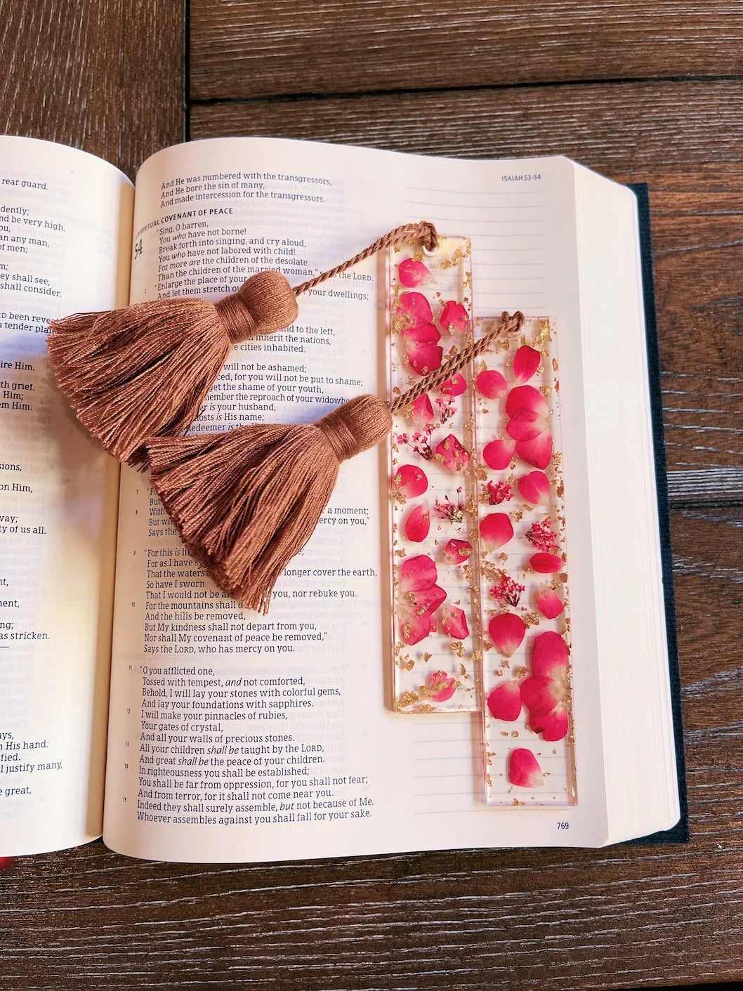 Pretty'n Pink Acrylic Bookmark
