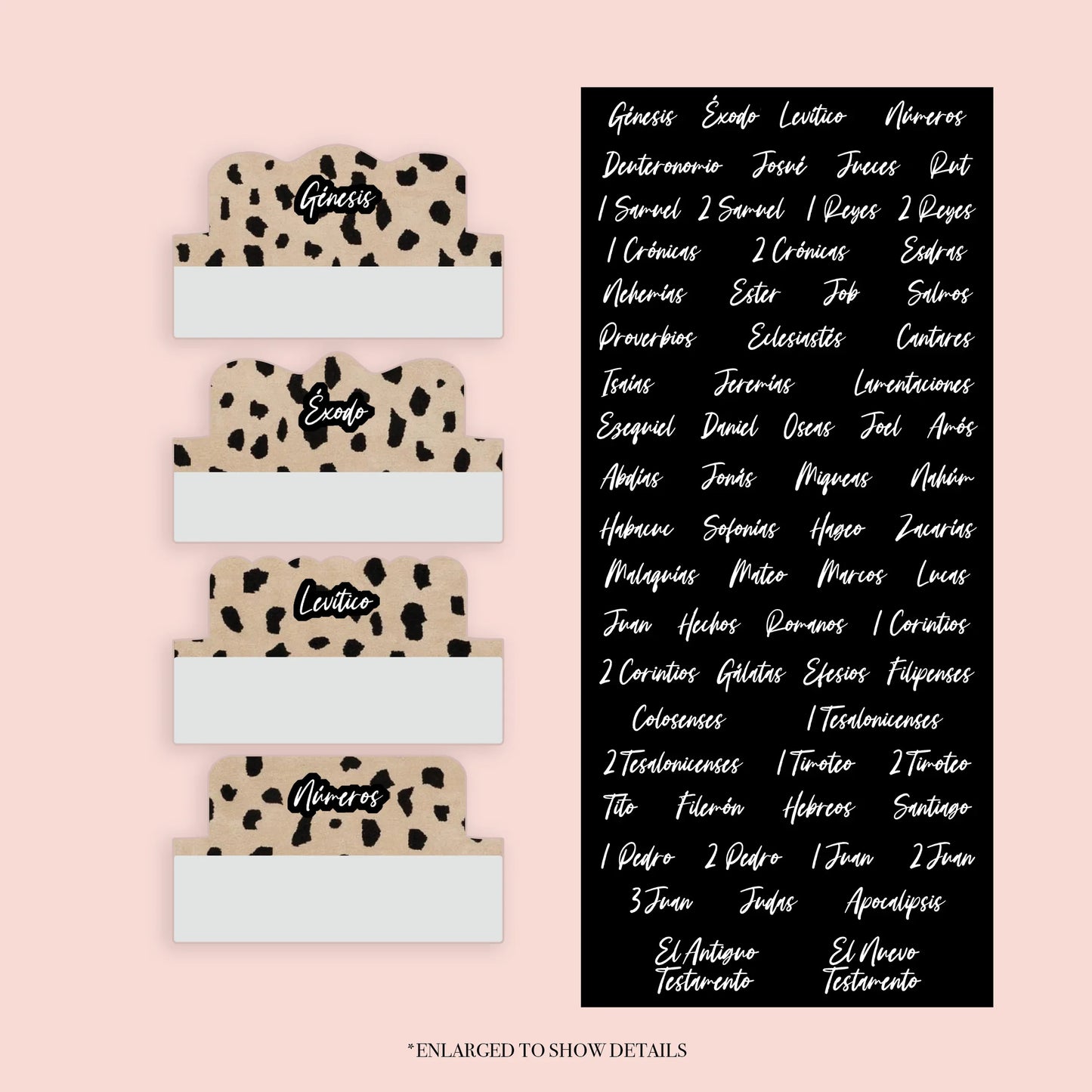 Leopard - Repositionable Tabs Set