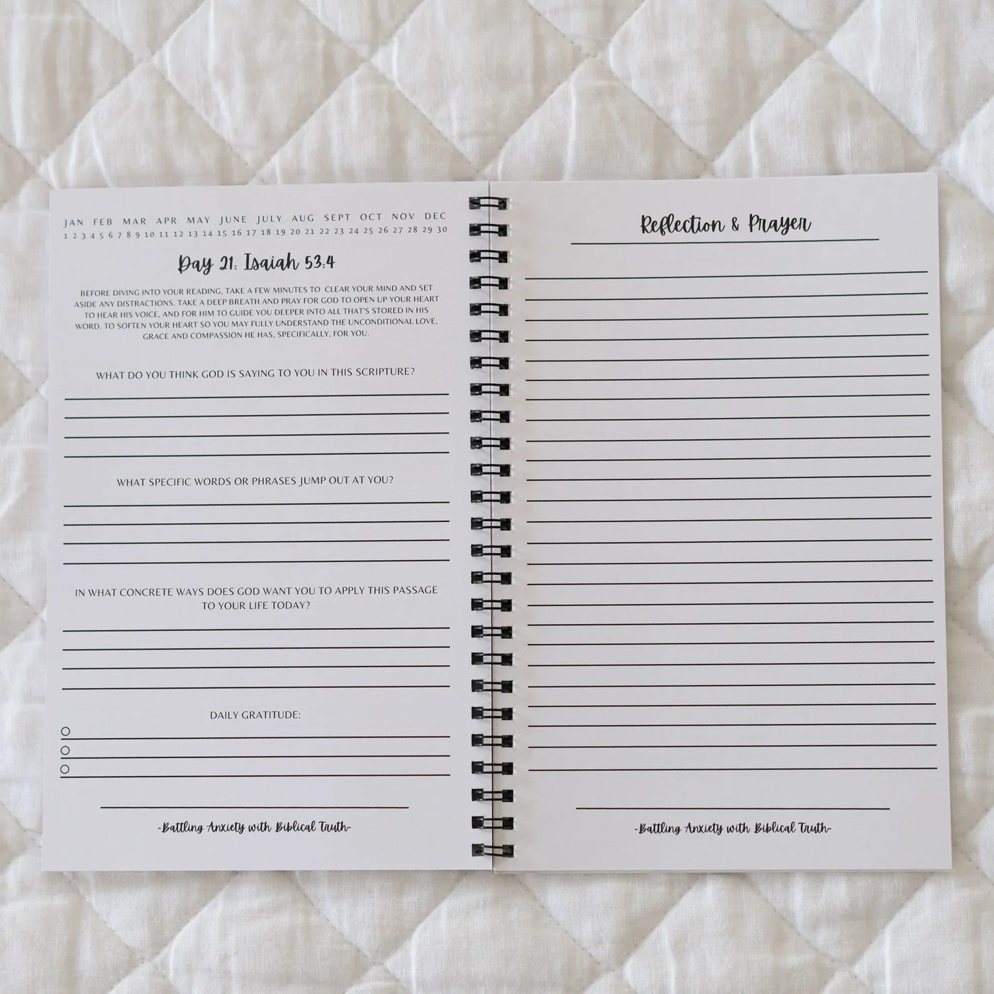 Battling Anxiety 30 Day Devotional Journal