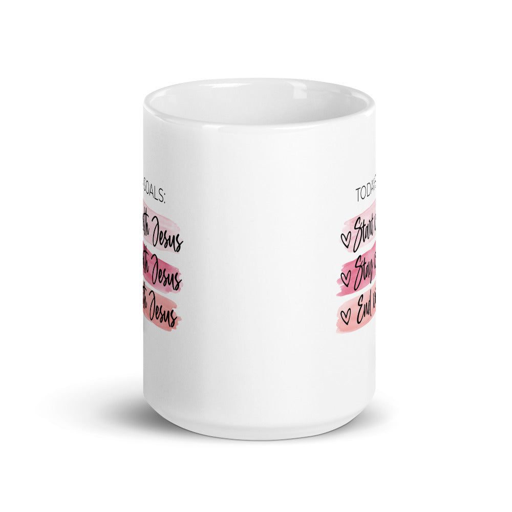 With Jesus Coffee Mug