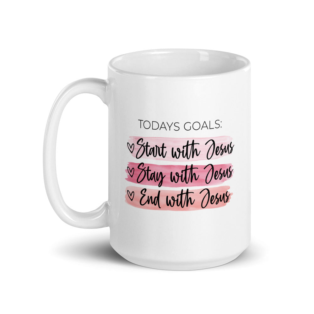 With Jesus Coffee Mug