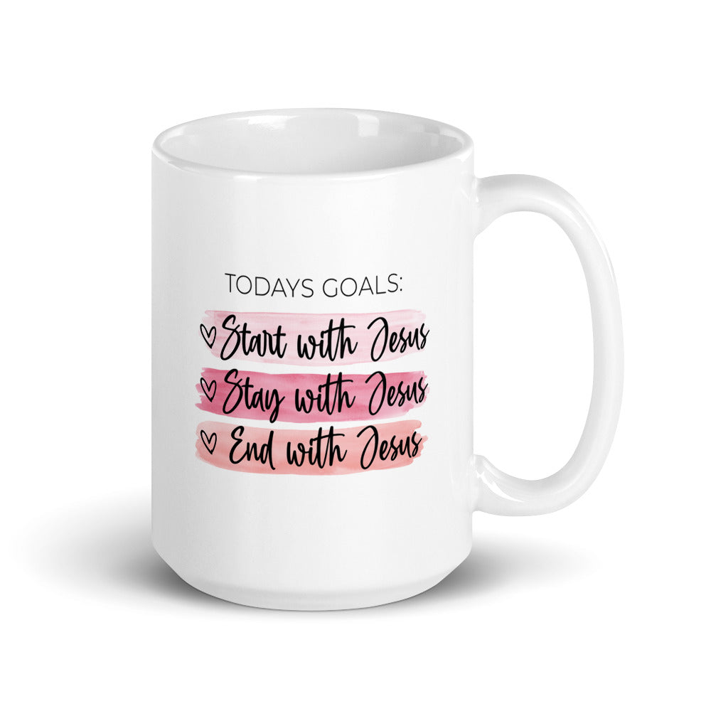 With Jesus Coffee Mug