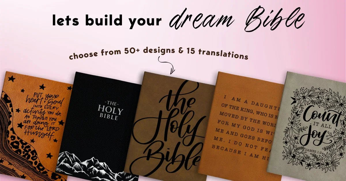 Engraved Leather Bibles