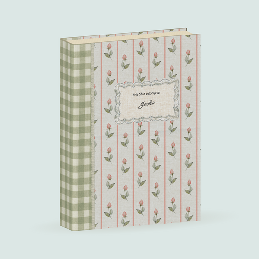 Gingham Garden Hardcover Bible