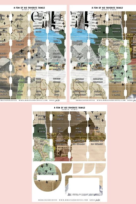 A Few of His Favorite Things Bible Tabs