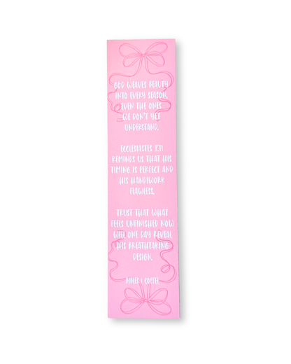 In Its Time Ecclesiastes 3:11 Bookmark