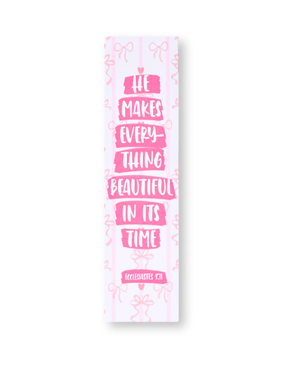 In Its Time Ecclesiastes 3:11 Bookmark