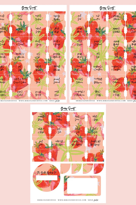 Berry Sweet Bible Tabs