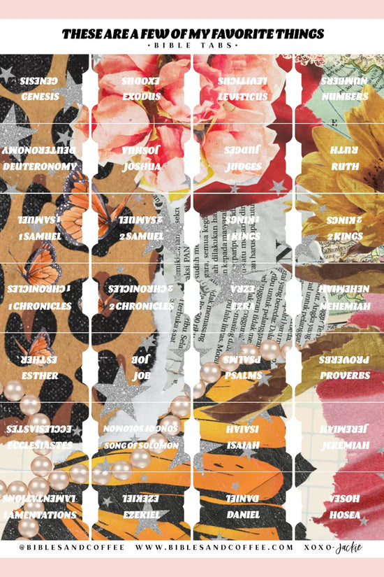 Few of my Favorite Things Bible Tabs