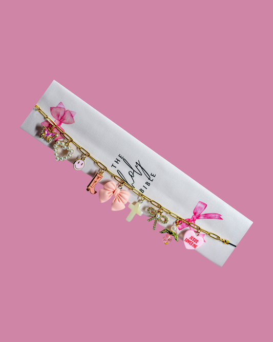 Pretty in Pink Bible Charms