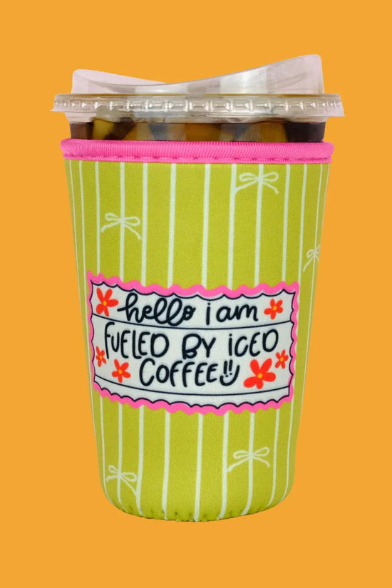 Fueled by Iced Coffee Iced Beverage Coozie