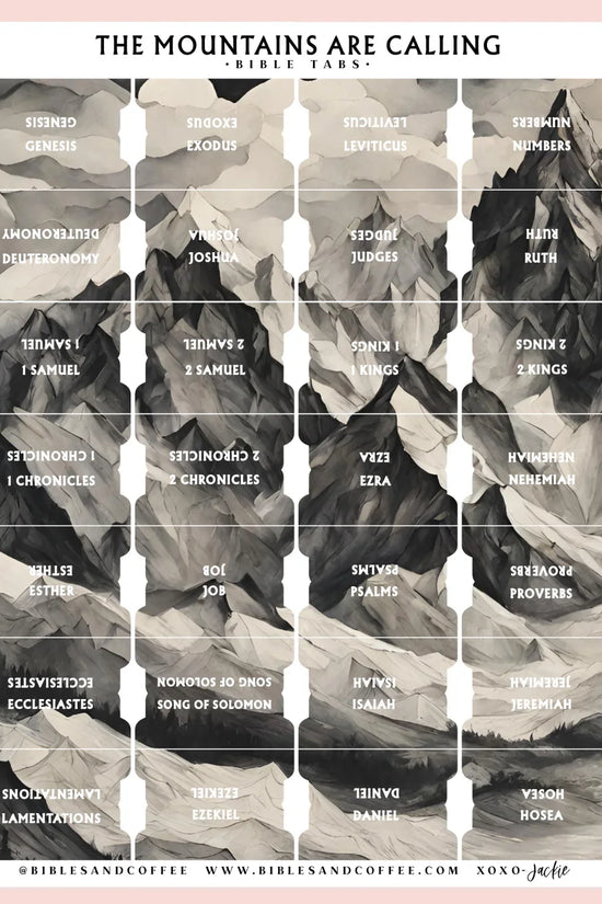 Mountains are Calling Bible Tabs