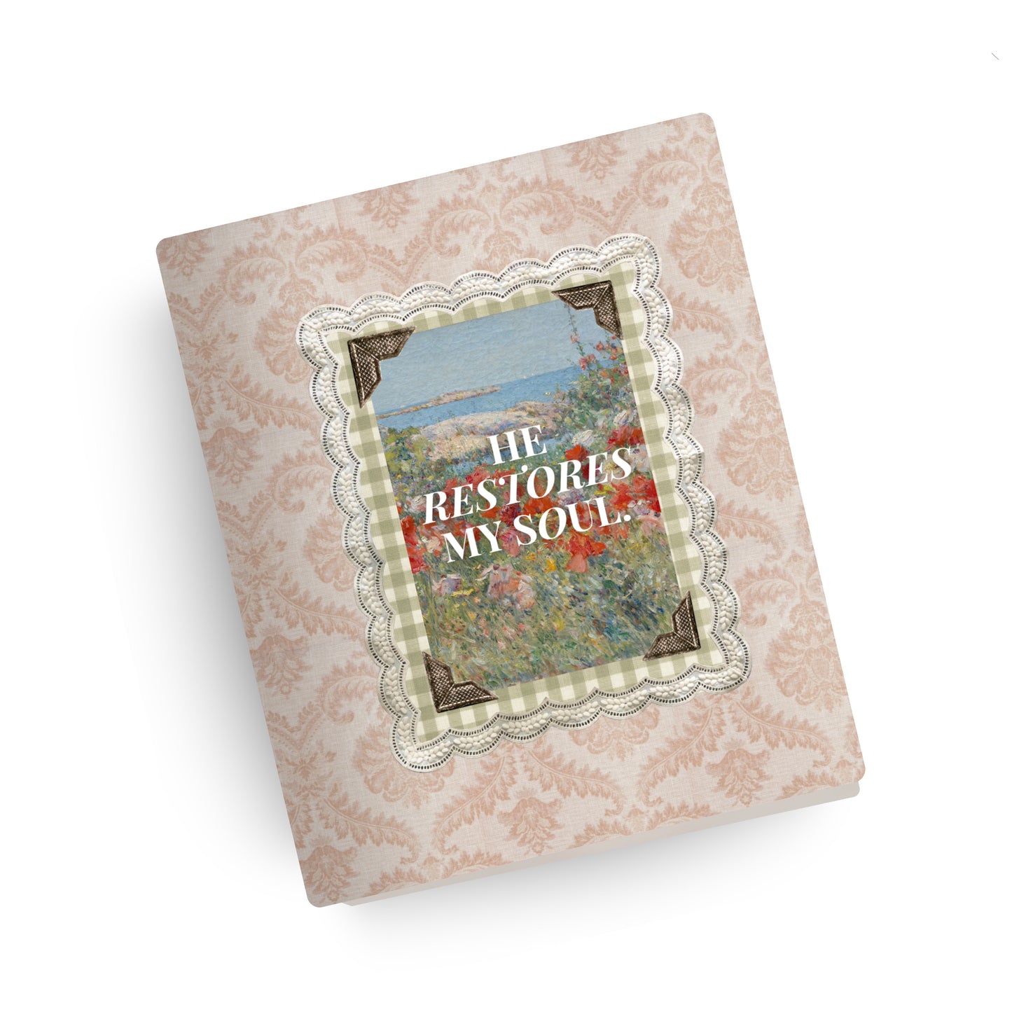 He Restores My Soul Canvas Bible