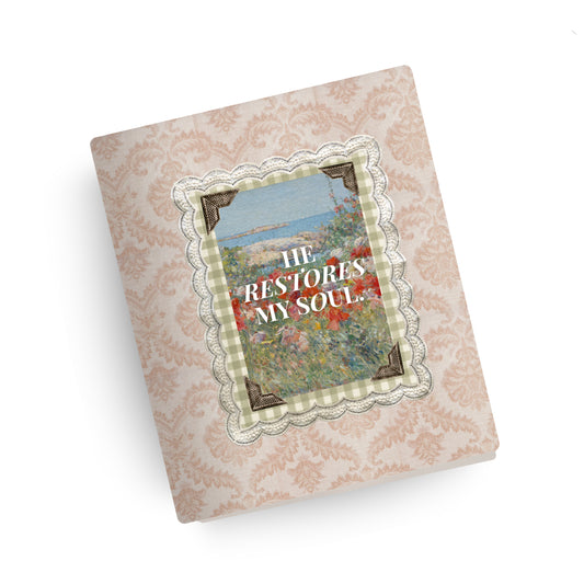 He Restores My Soul Canvas Bible