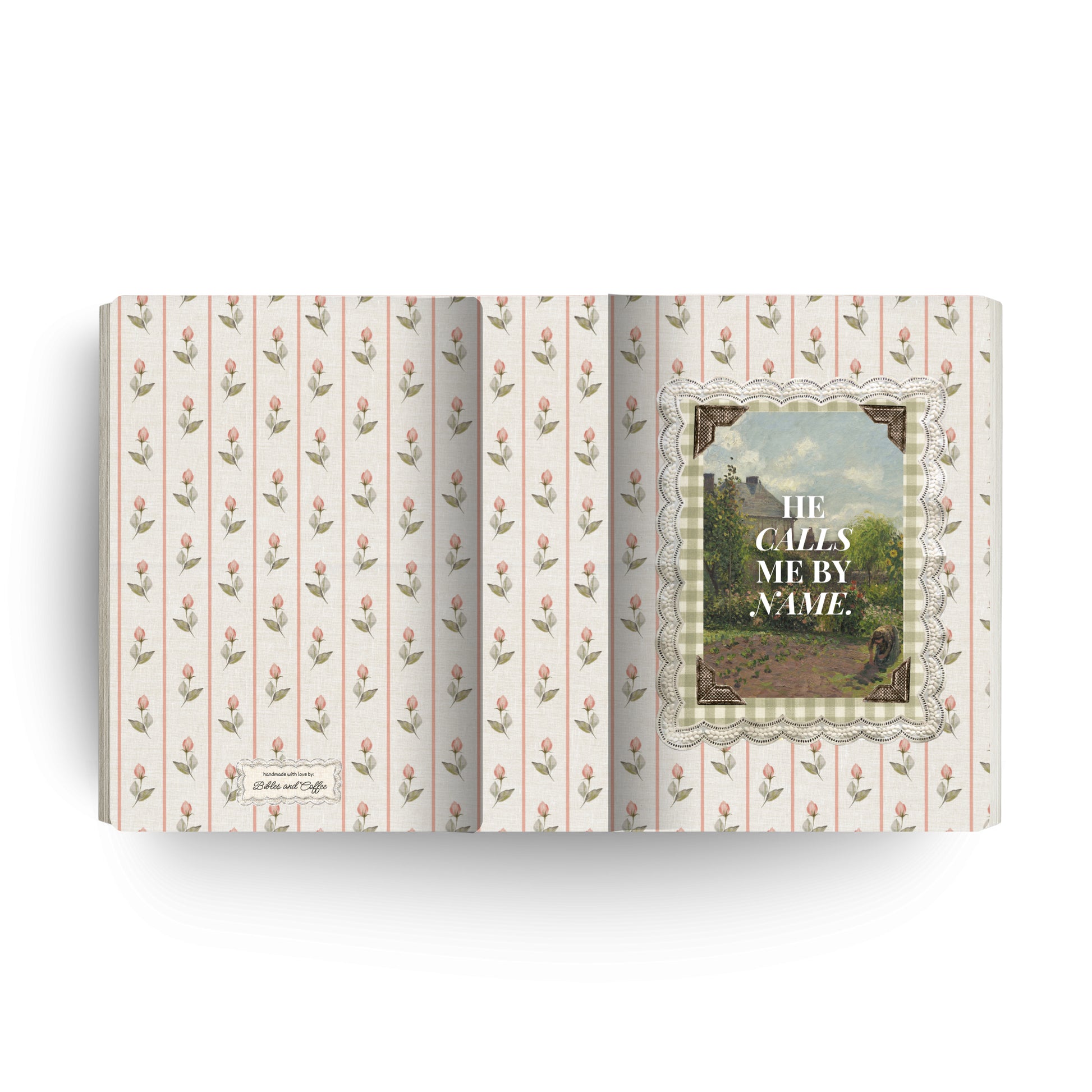 He Calls Me By Name Canvas Bible