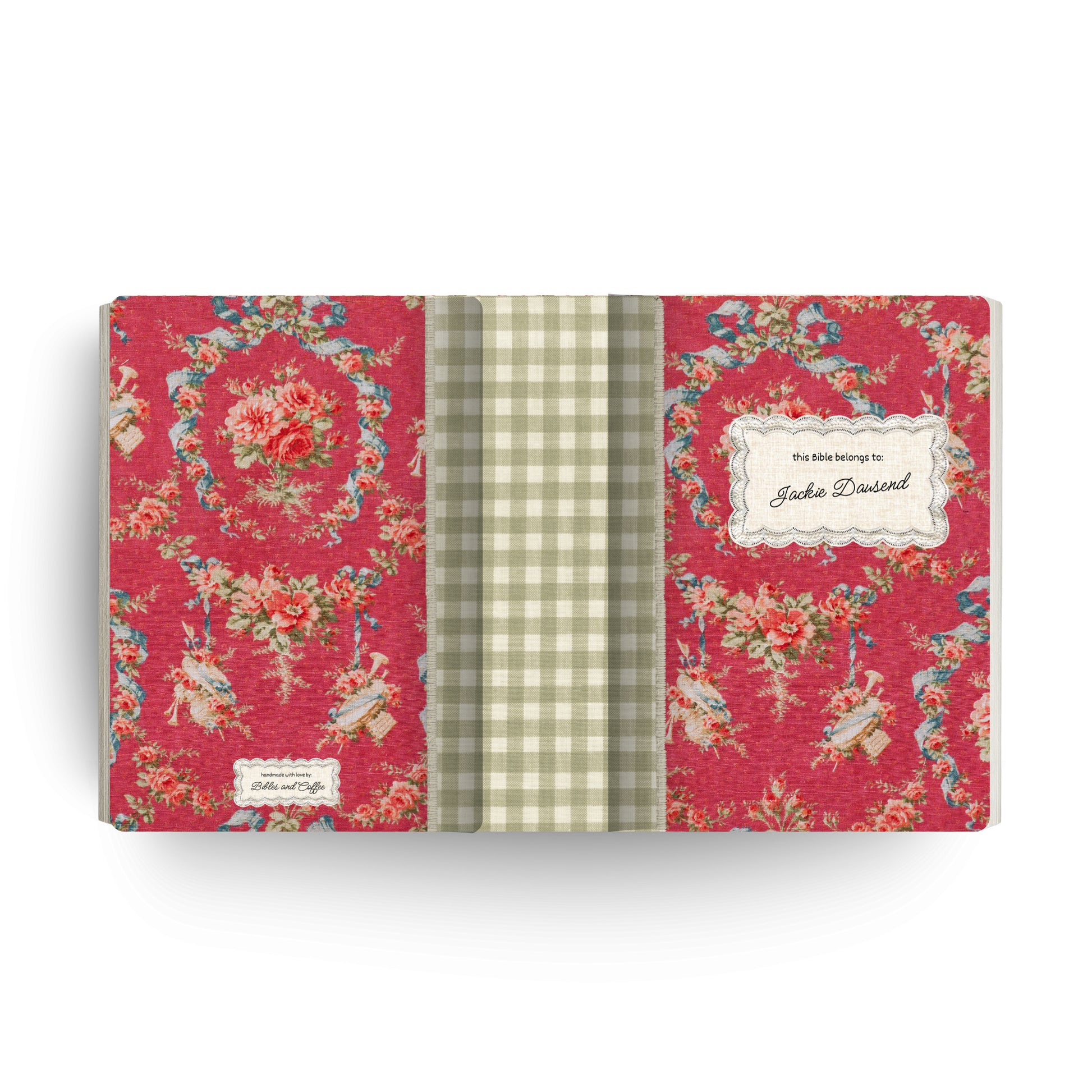 Blushing Heirloom Canvas Bible