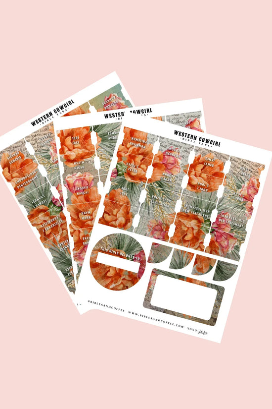 Western Cowgirl Bible Tabs