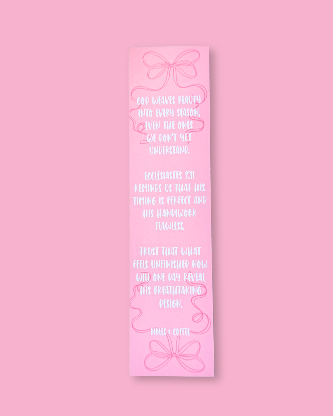 In Its Time Ecclesiastes 3:11 Bookmark