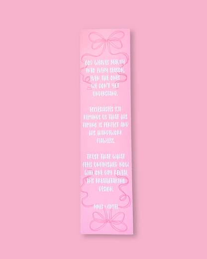 In Its Time Ecclesiastes 3:11 Bookmark