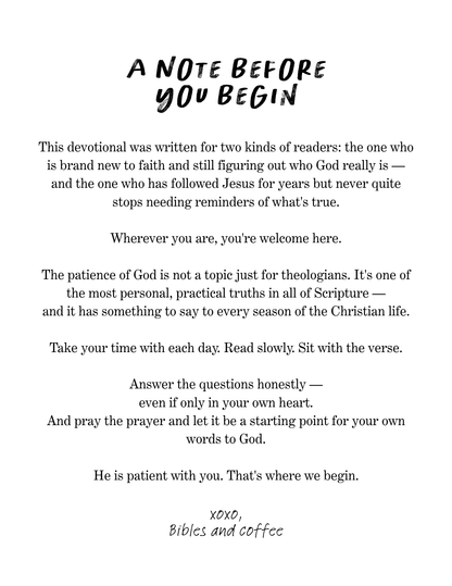 Patient Is the Lord | Seven-Day Devotional