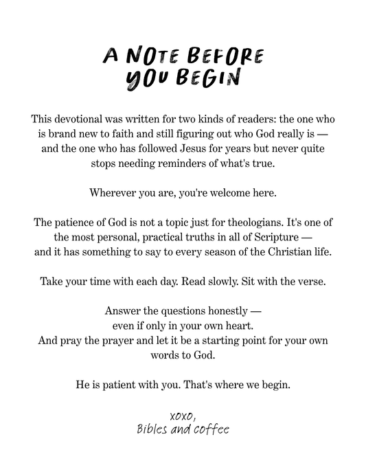 Patient Is the Lord | Seven-Day Devotional