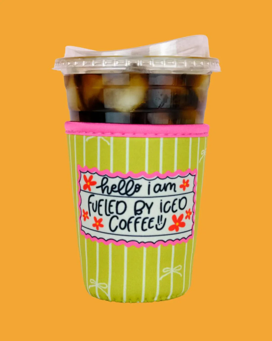 Fueled by Iced Coffee Iced Beverage Coozie
