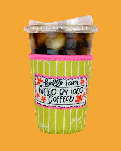 Fueled by Iced Coffee Iced Beverage Coozie