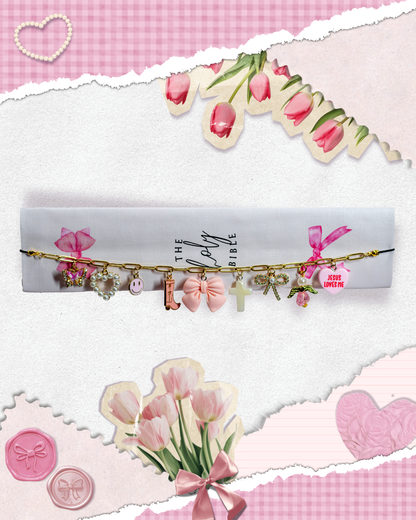 Pretty in Pink Bible Charms