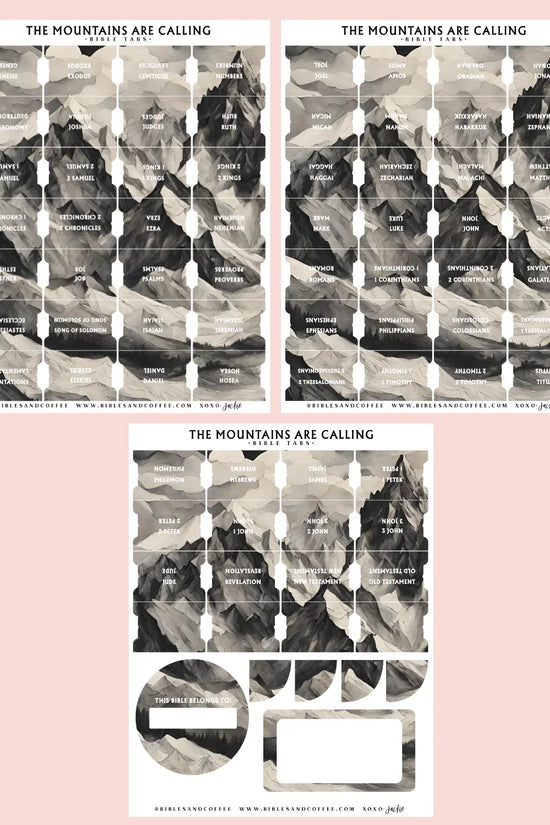 Mountains are Calling Bible Tabs