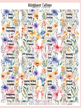 Wildflower Cottage Bible Tabs