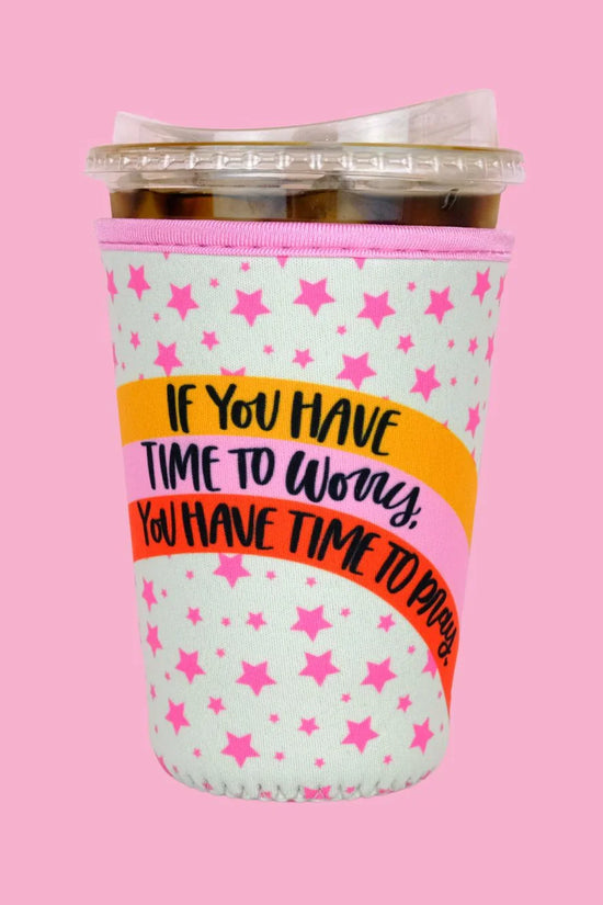 Time to Pray Iced Beverage Coozie