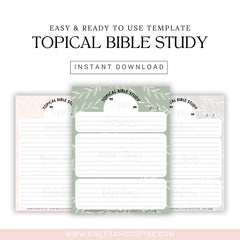 Topical Bible Study (Digital Download)