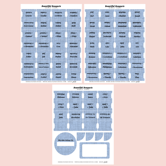 Bountiful Bouquet Bible Tabs