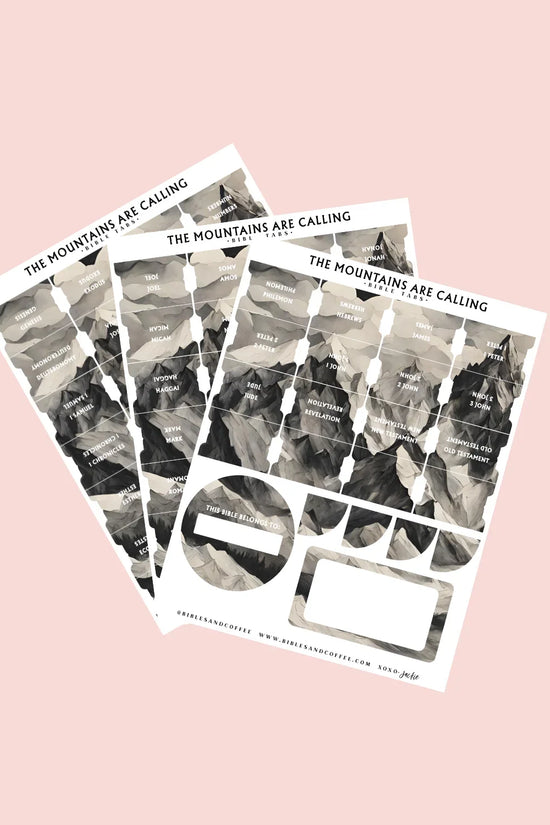 Mountains are Calling Bible Tabs