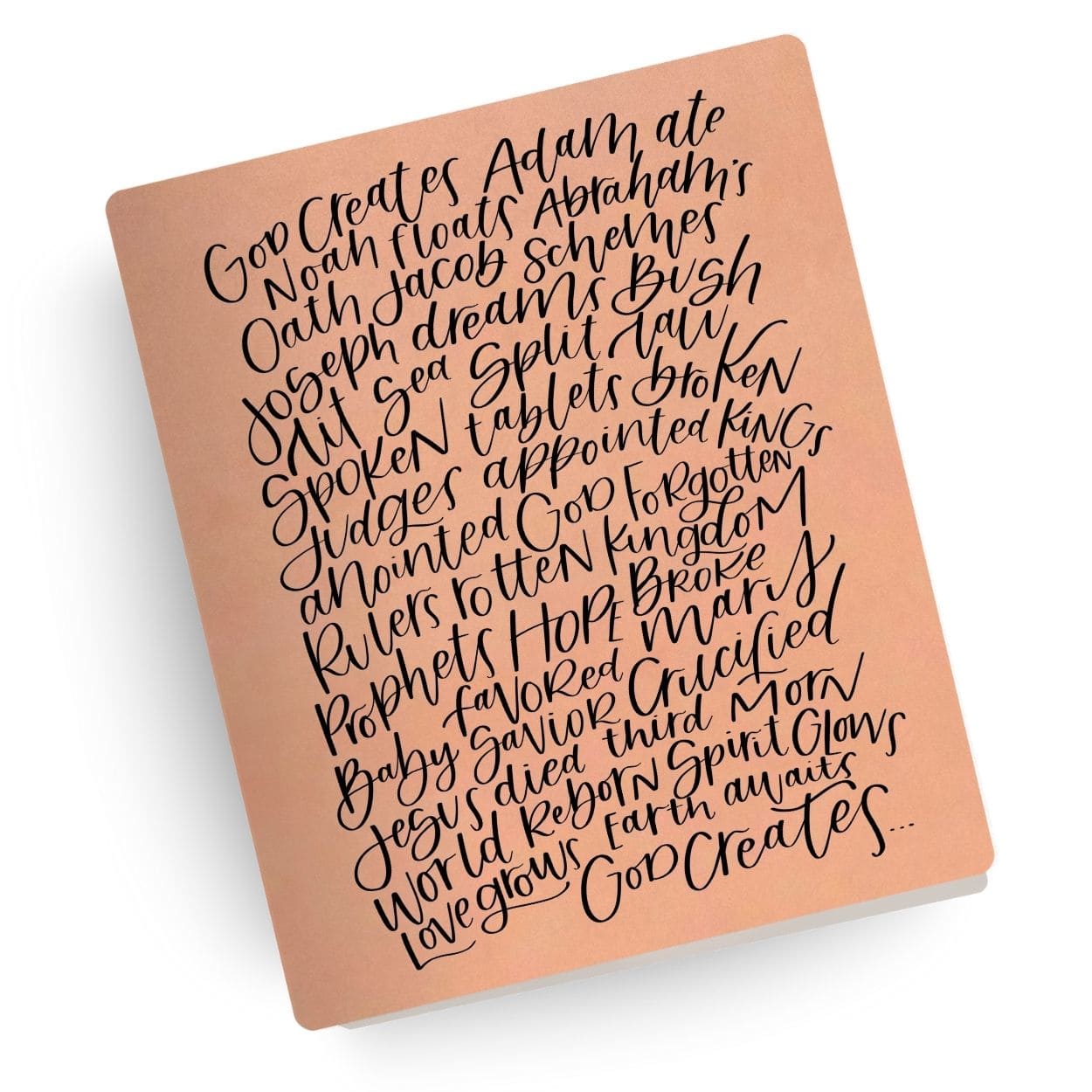 [SYO] Bible in 50 Words Engraved Bible