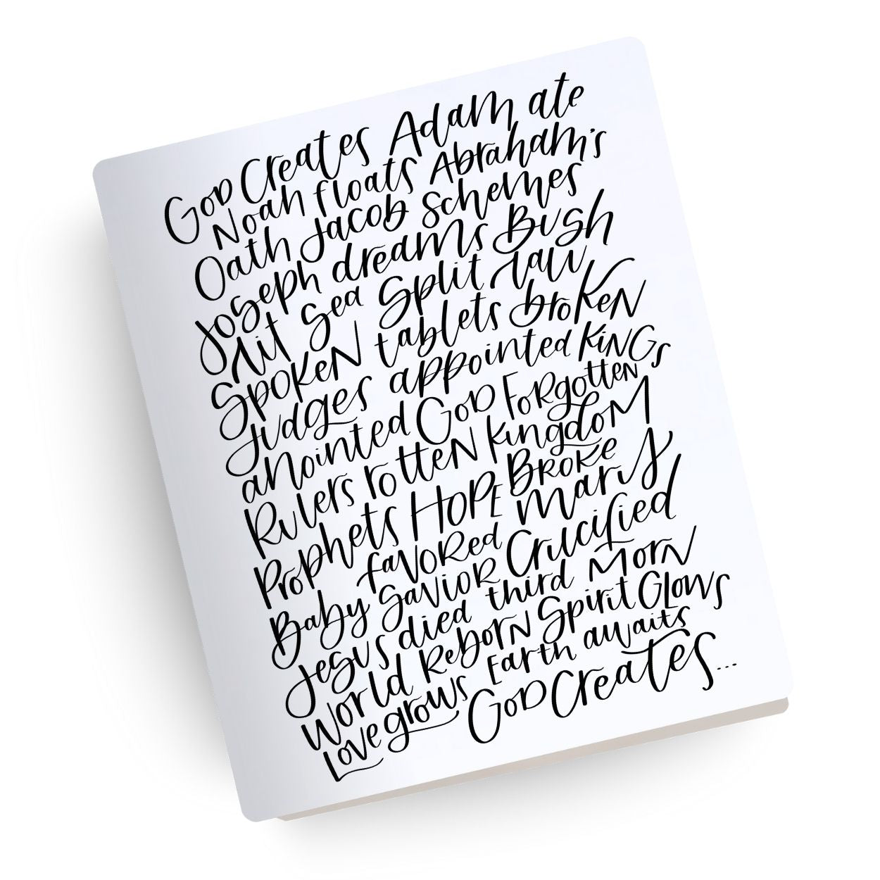 Bible in 50 Words Engraved Bible