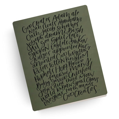 Bible in 50 Words Engraved Bible