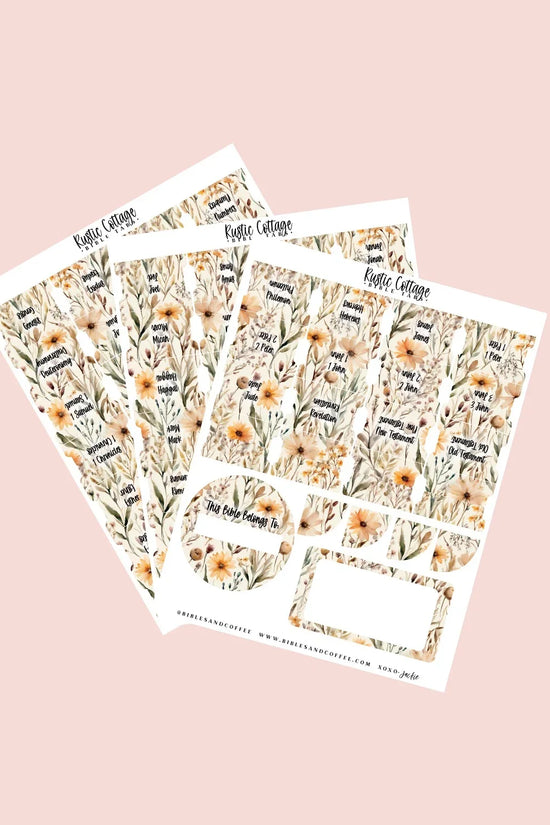 Rustic Cottage Bible Tabs