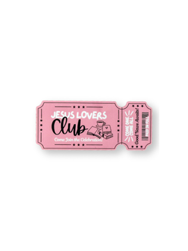 Jesus Lovers Club Sticker
