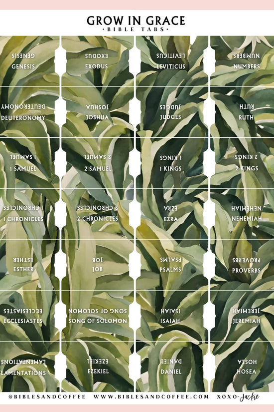 Grow in Grace Bible Tabs