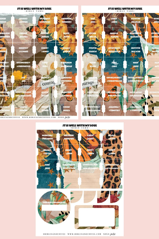 It Is Well With My Soul Bible Tabs