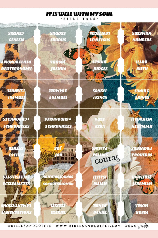 It Is Well With My Soul Bible Tabs