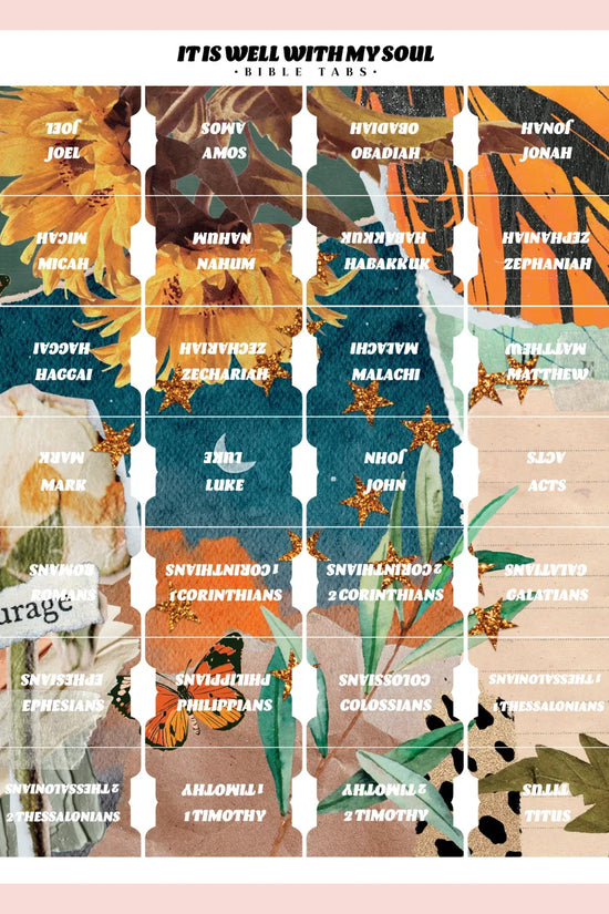 It Is Well With My Soul Bible Tabs