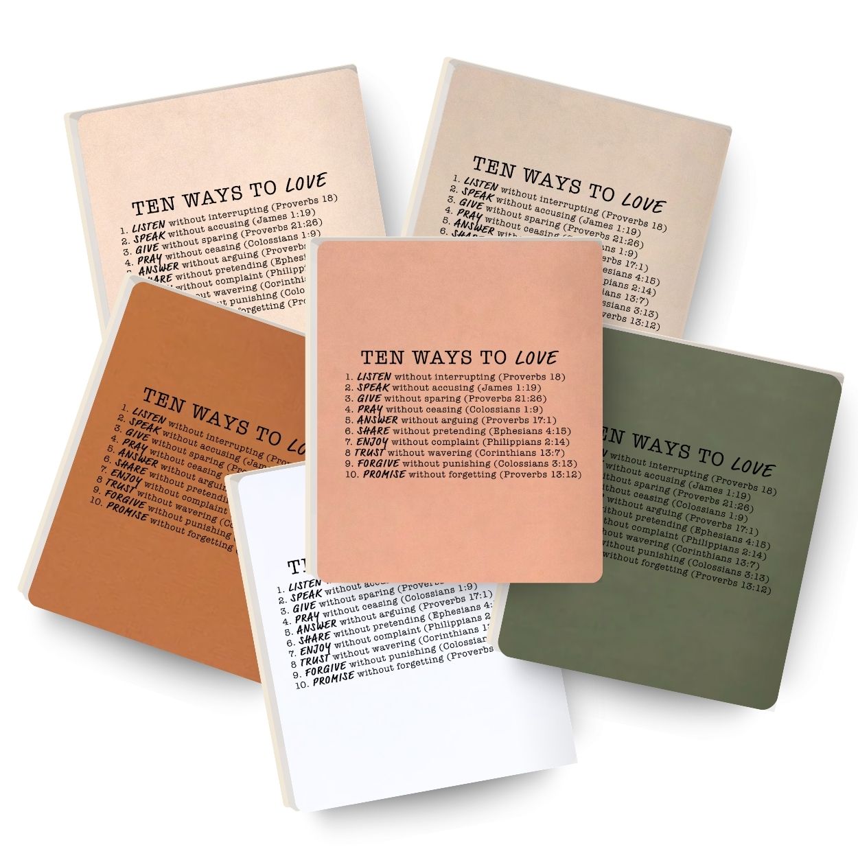 Books of the Bible Engraved Bible