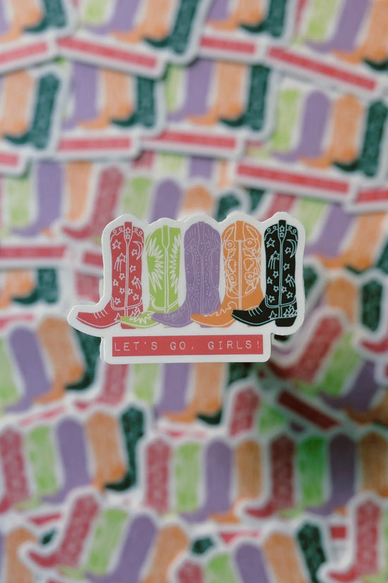 Lets Go Girls Sticker
