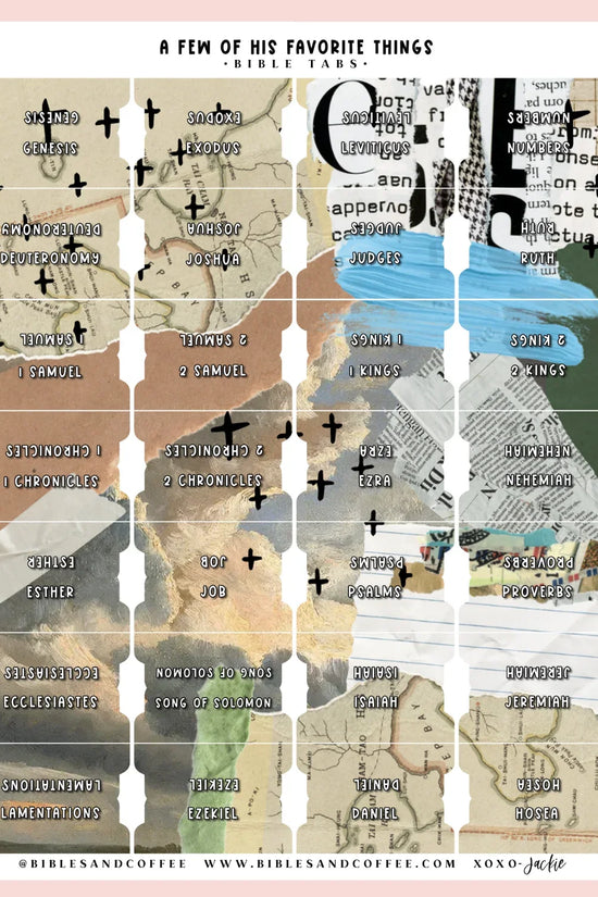 A Few of His Favorite Things Bible Tabs