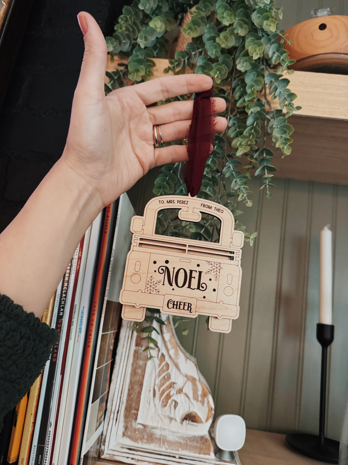 Christmas Truck Ornament & Gift Card Holder