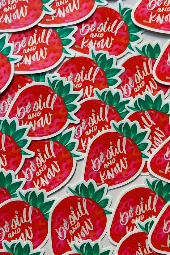 Be Still & Know Sticker