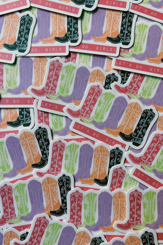 Lets Go Girls Sticker
