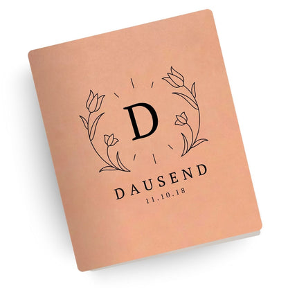 Blooming Love Engraved Wedding Bible